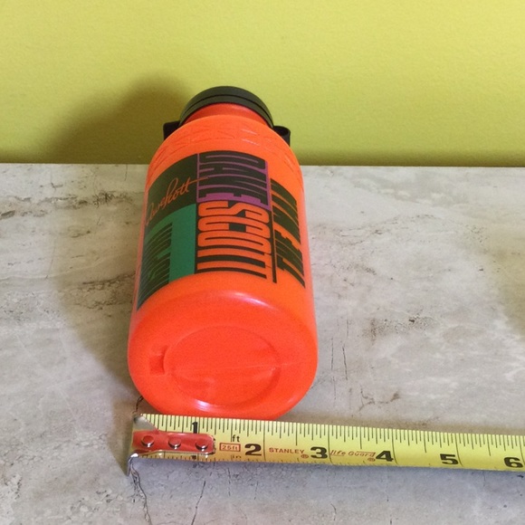 NWOT 1994 Ironman Dave Scott autographed orange water bottle - Picture 4 of 5